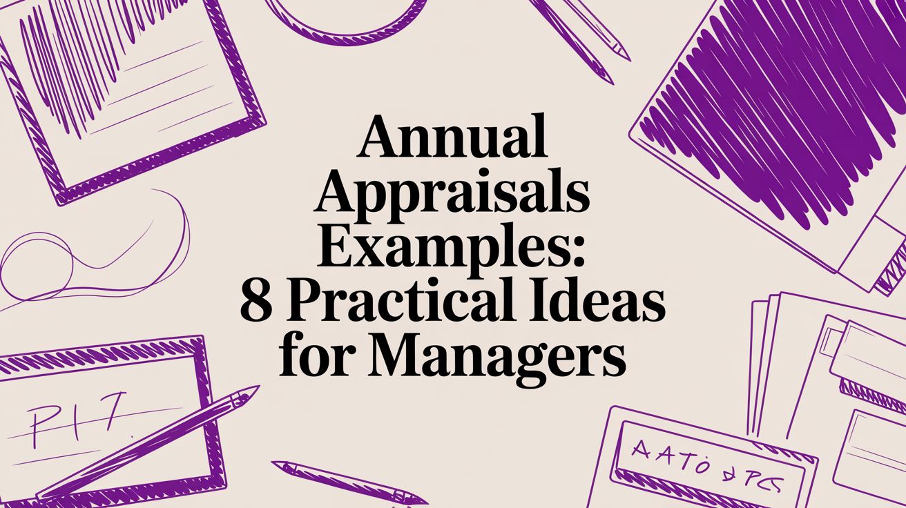 Annual Appraisals Examples: 8 Practical Ideas for Managers