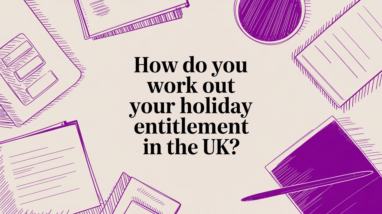 How do you work out your holiday entitlement in the UK?