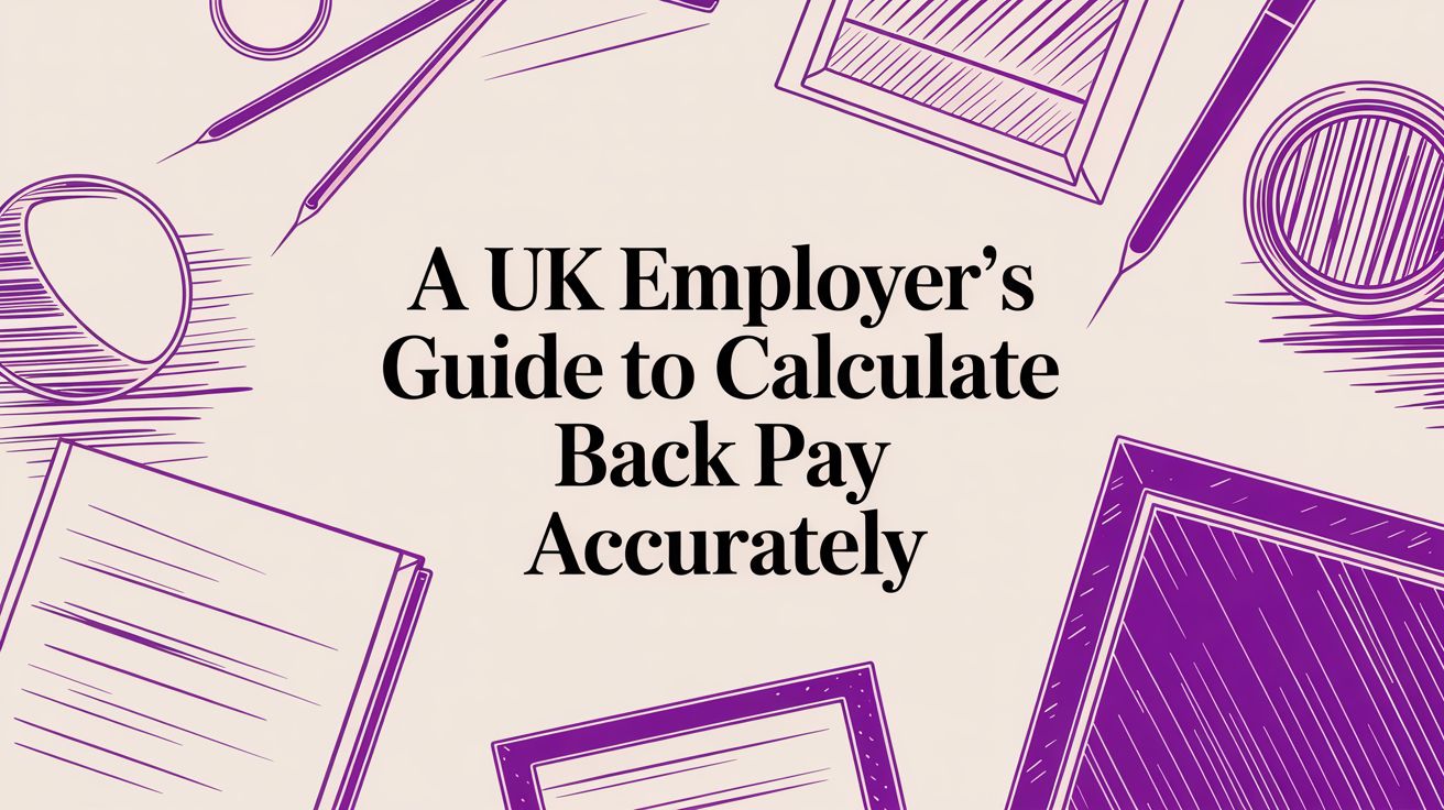 A UK Employer's Guide to Calculate Back Pay Accurately