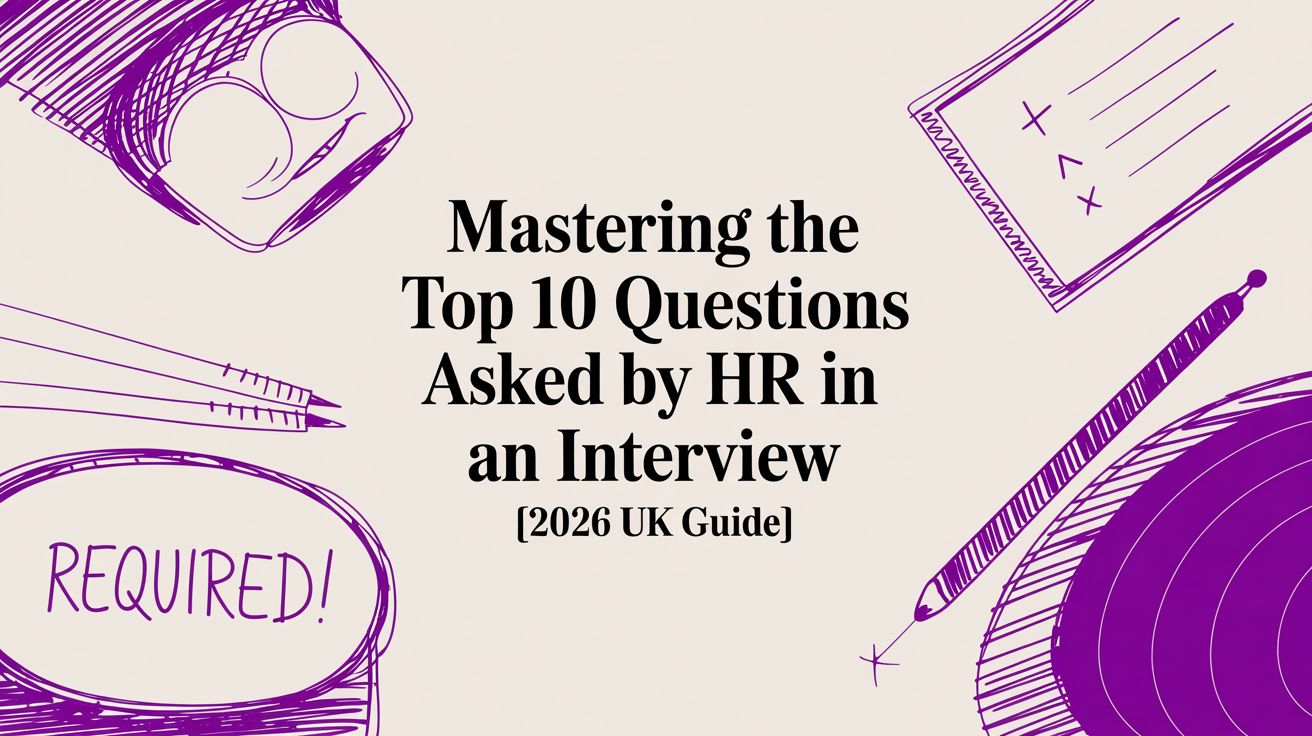 Mastering the Top 10 Questions Asked by HR in an Interview [2026 UK Guide]