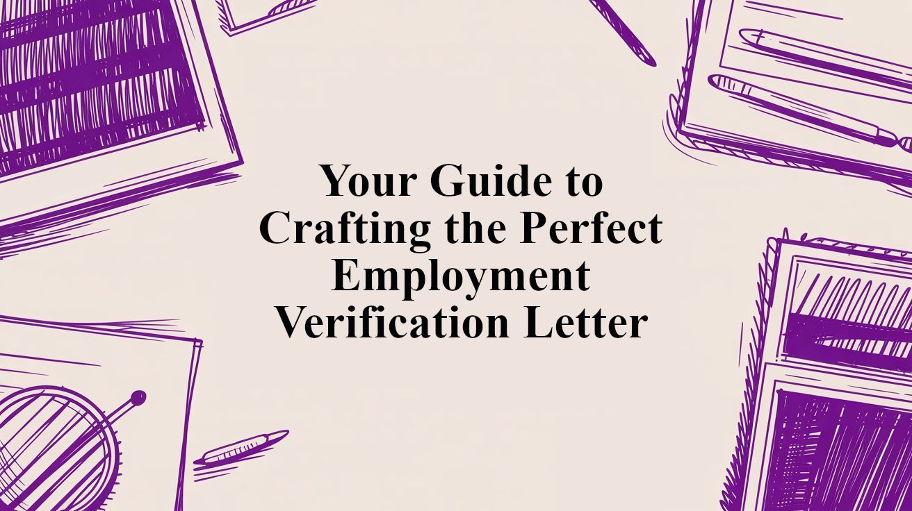 Your Guide to Crafting the Perfect Employment Verification Letter