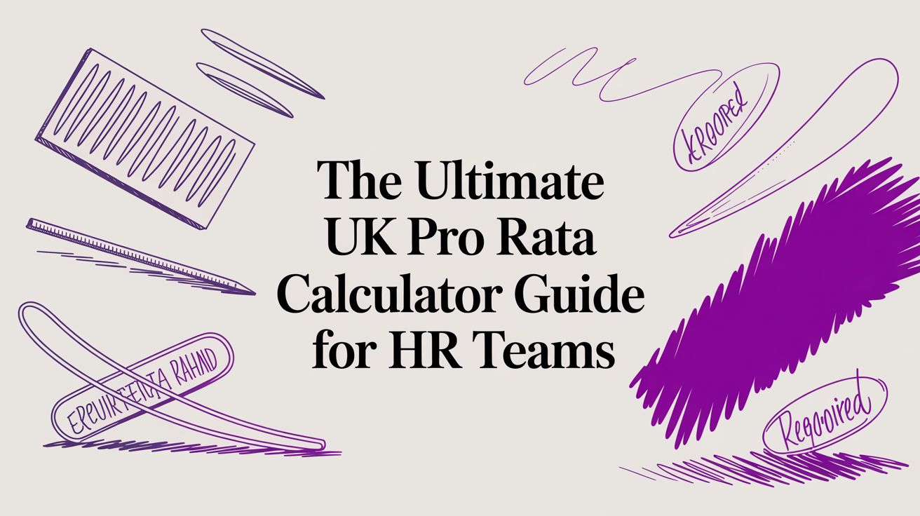 The Ultimate UK Pro Rata Calculator Guide for HR Teams