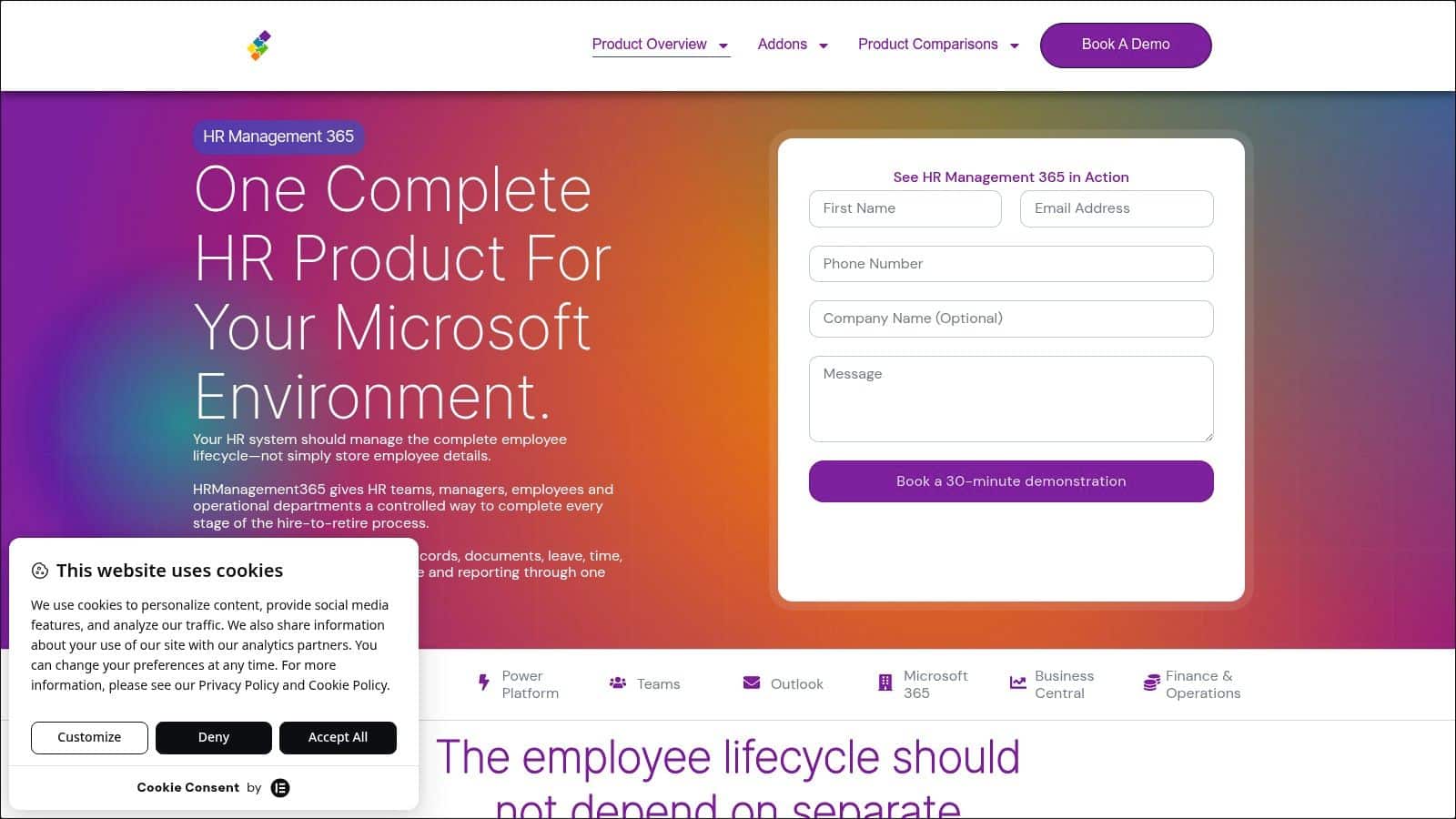 HRManagement365 product overview