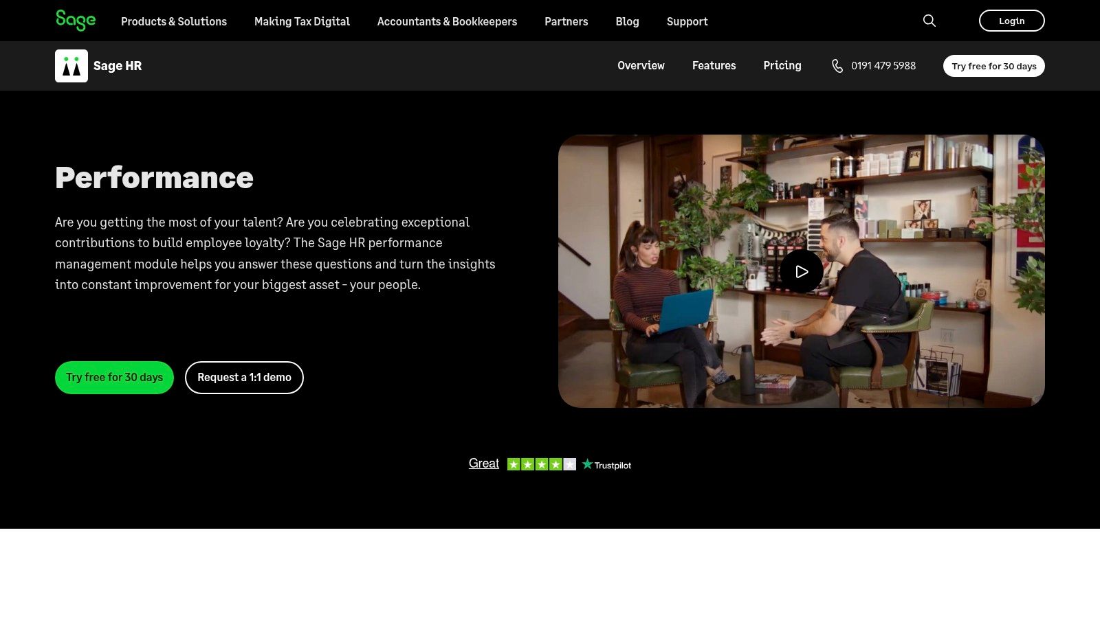 Sage HR performance module overview