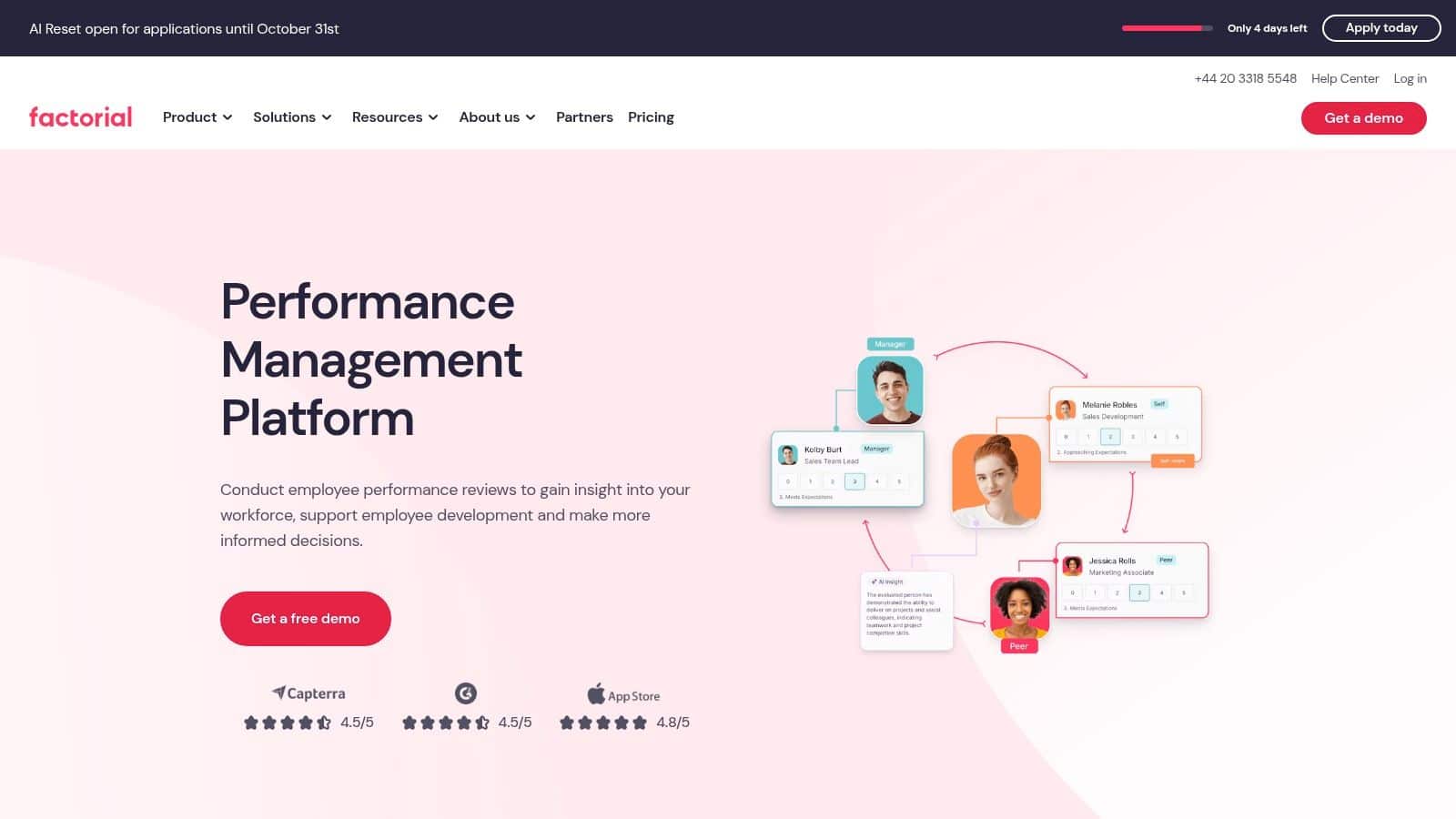 Factorial performance-management overview